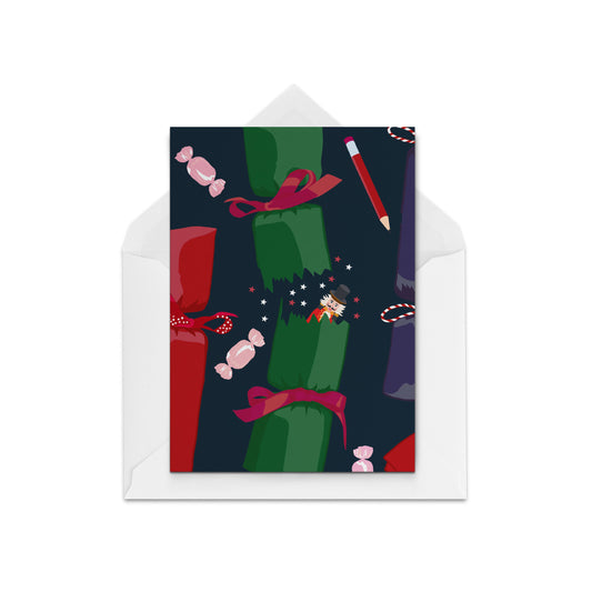 Christmas Crackers Card - The Paper People Greeting Cards