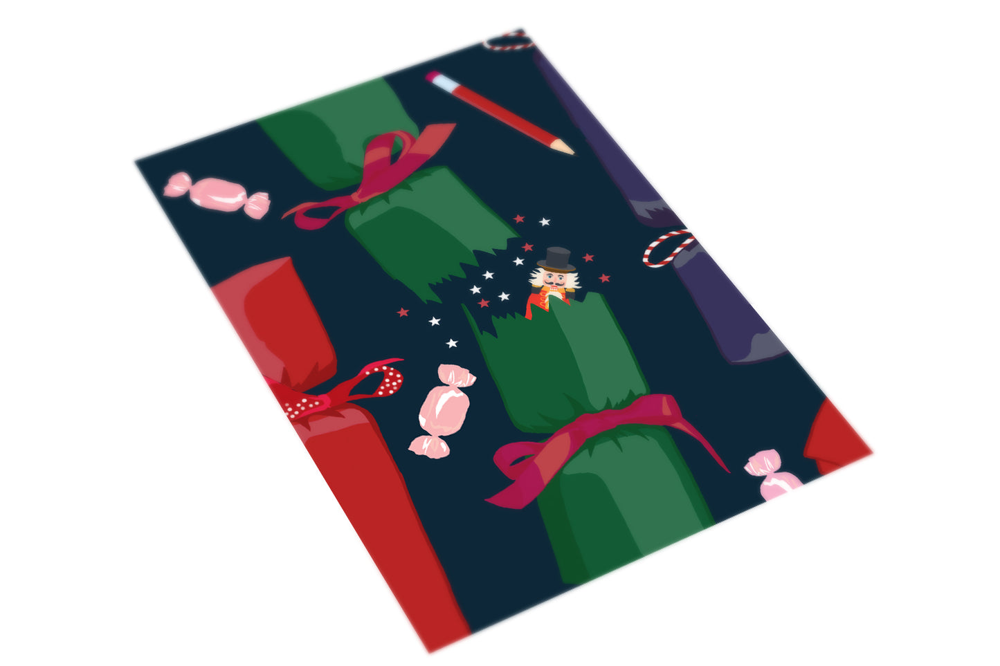 Christmas Crackers Card - The Paper People Greeting Cards