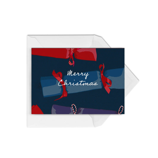 Navy Christmas Crackers - The Paper People Greeting Cards