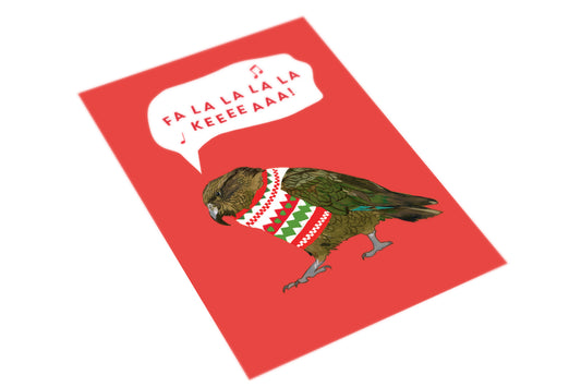 Falalalala Kea - The Paper People Greeting Cards