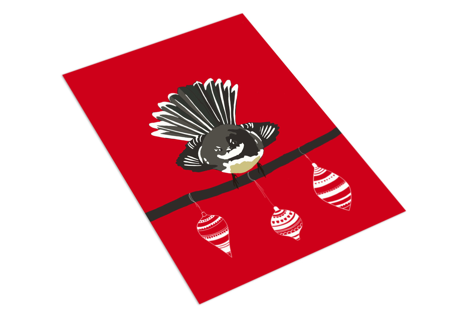 Festive Fantail - The Paper People Greeting Cards