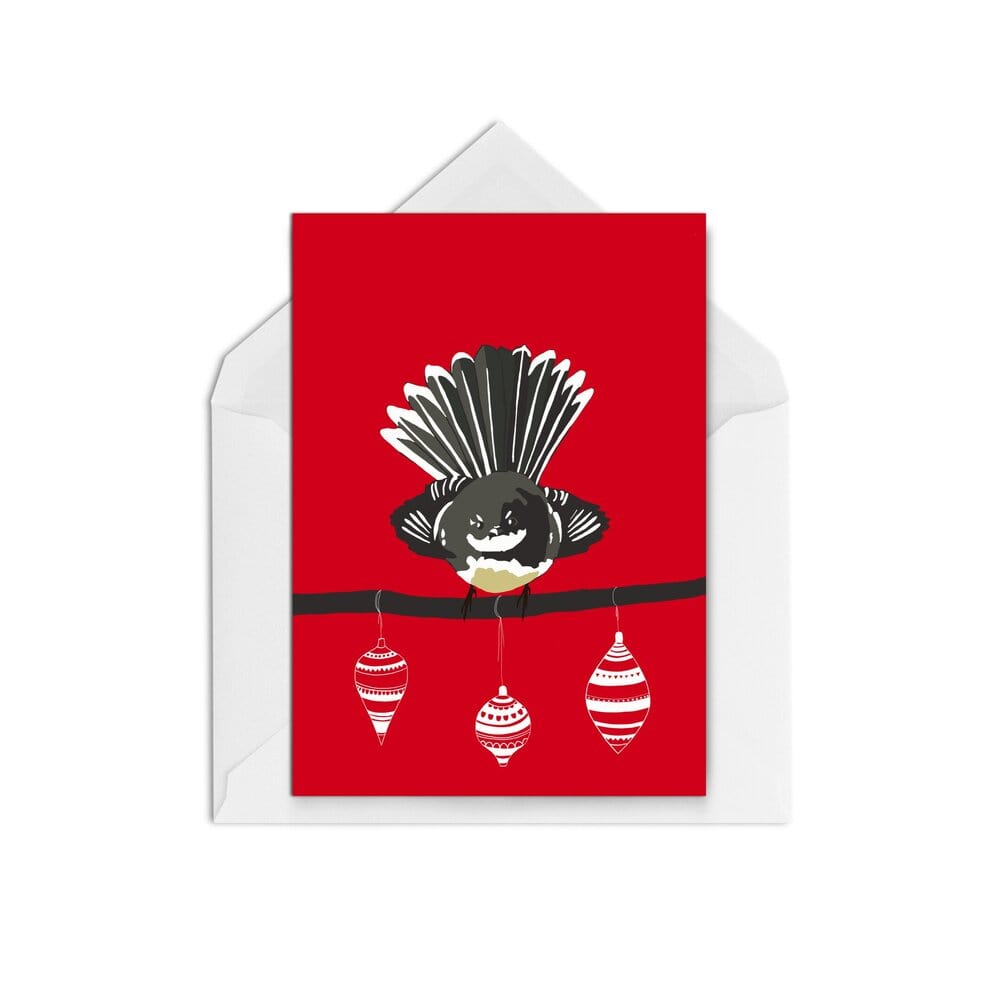 Festive Fantail - The Paper People Greeting Cards