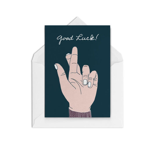 Fingers Crossed - The Paper People Greeting Cards