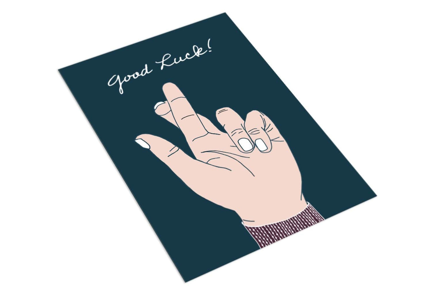 Fingers Crossed - The Paper People Greeting Cards