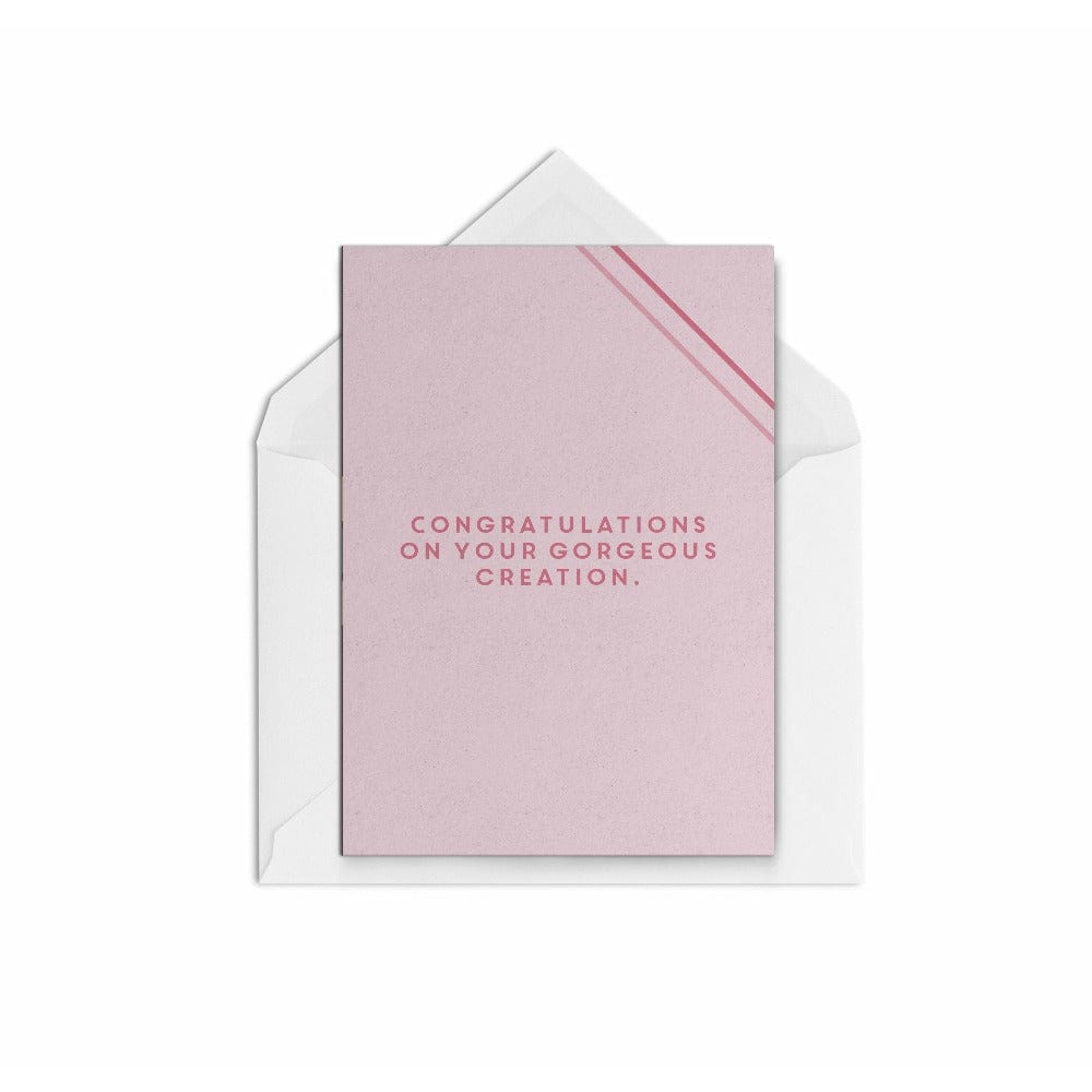 Gorgeous Creation Pink - The Paper People Greeting Cards