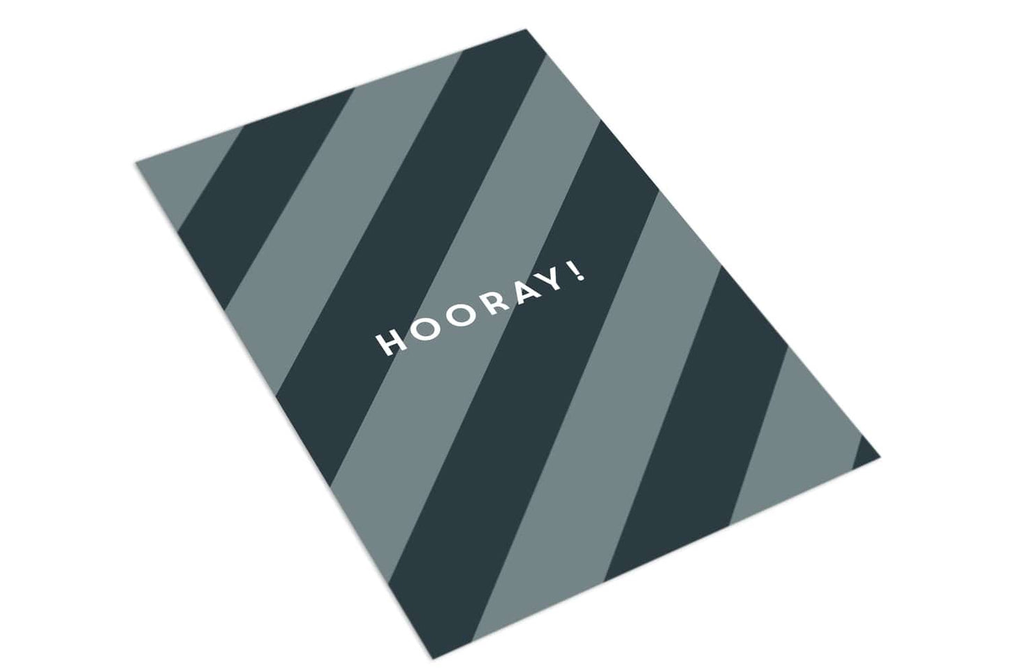 Hooray! Grey - The Paper People Greeting Cards