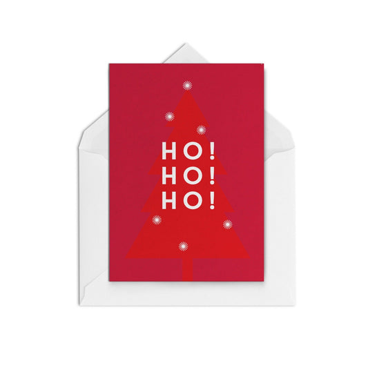 Ho Ho Ho Lights - The Paper People Greeting Cards