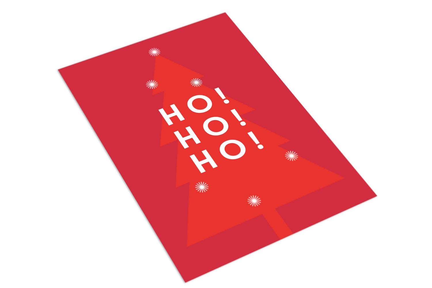 Ho Ho Ho Lights - The Paper People Greeting Cards