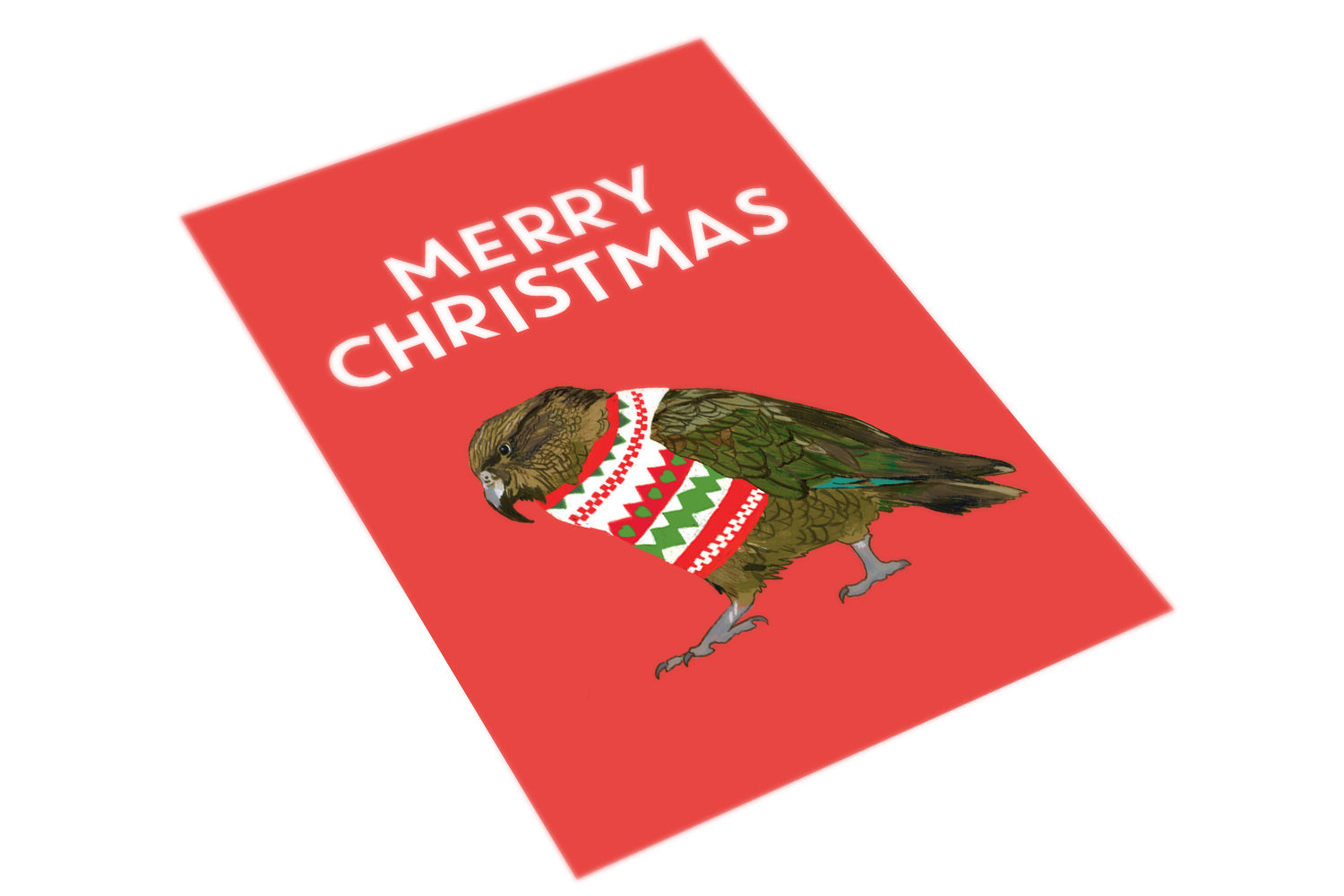 Kea Xmas Jersey - The Paper People Greeting Cards