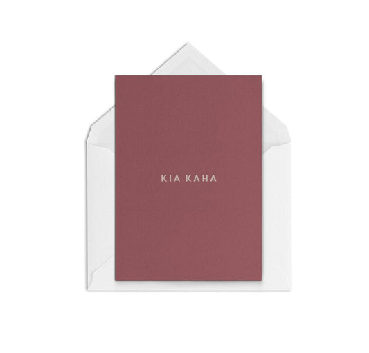 Kia Kaha Grape WS - The Paper People Greeting Cards