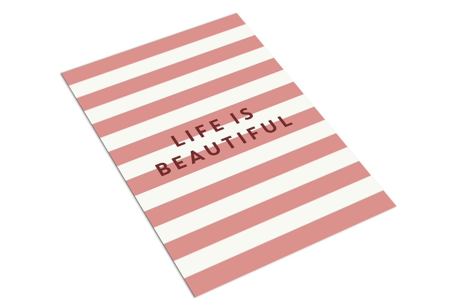 Life is Beautiful - The Paper People Greeting Cards