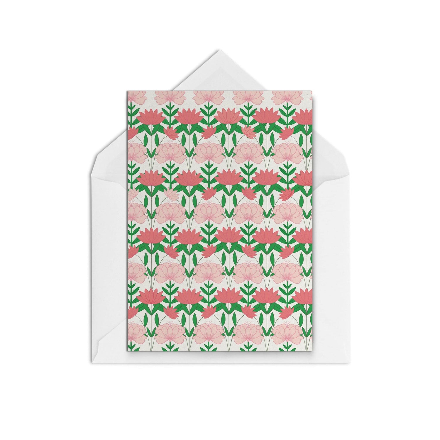 Lilies Pink - The Paper People Greeting Cards
