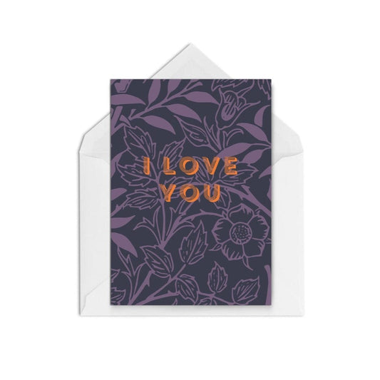 I Love You Flowers - The Paper People Greeting Cards