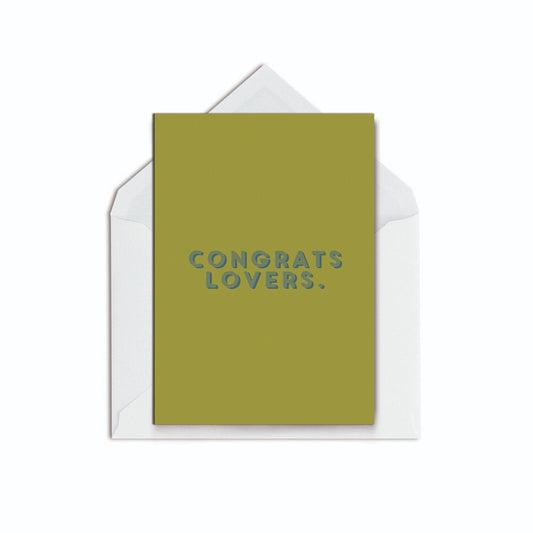 Congrats Lovers - The Paper People Greeting Cards