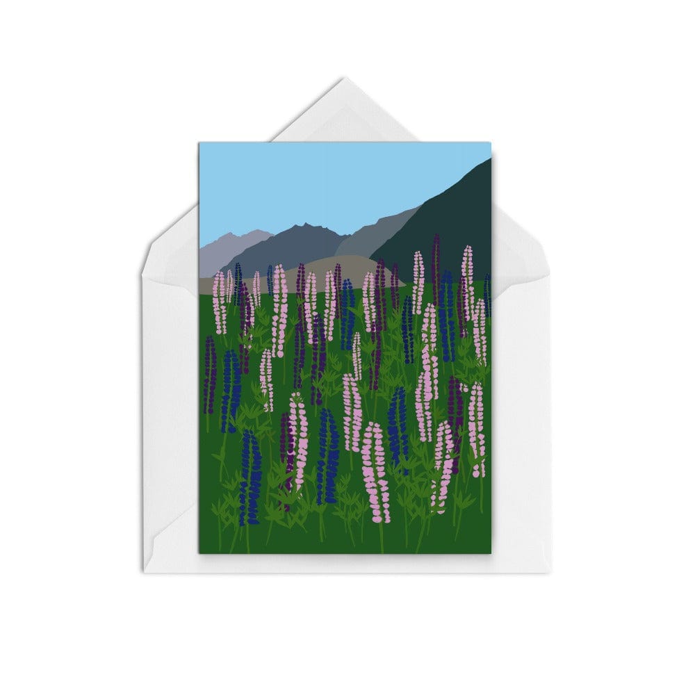 Lupins - The Paper People Greeting Cards