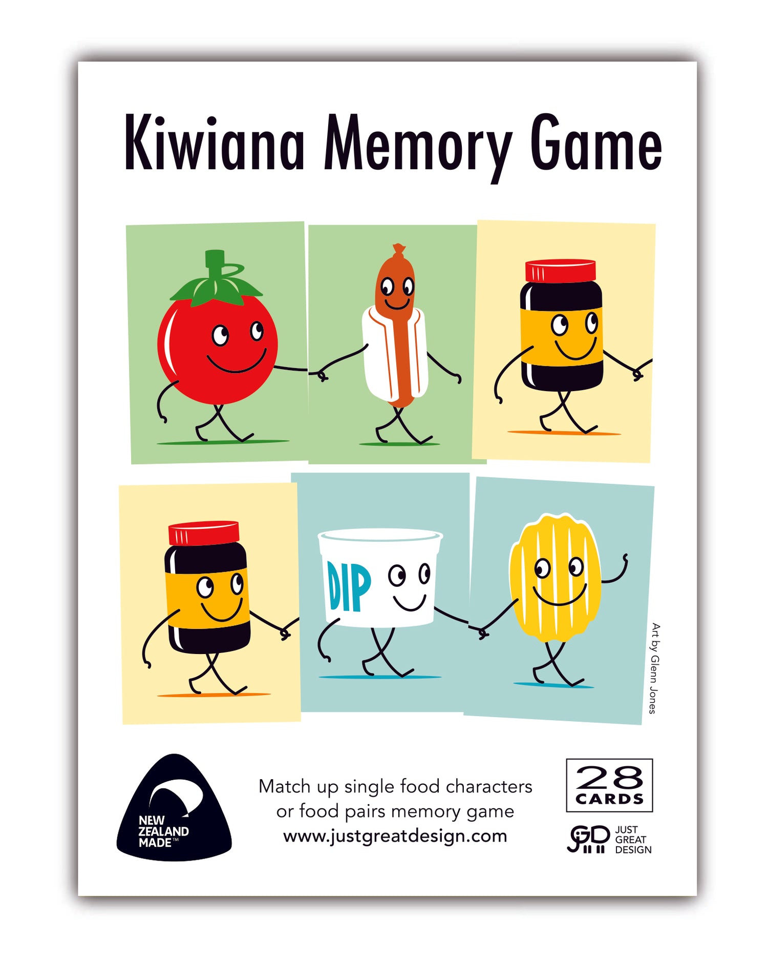 Kiwiana Memory Game - The Paper People Greeting Cards