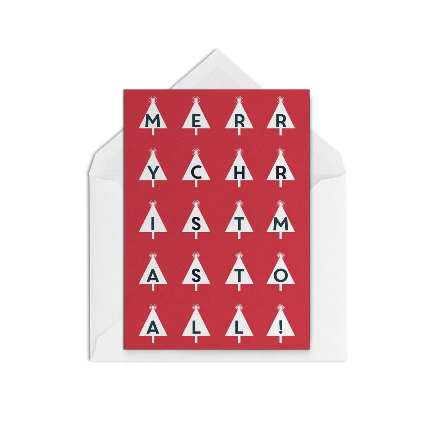 Merry Trees - The Paper People Greeting Cards