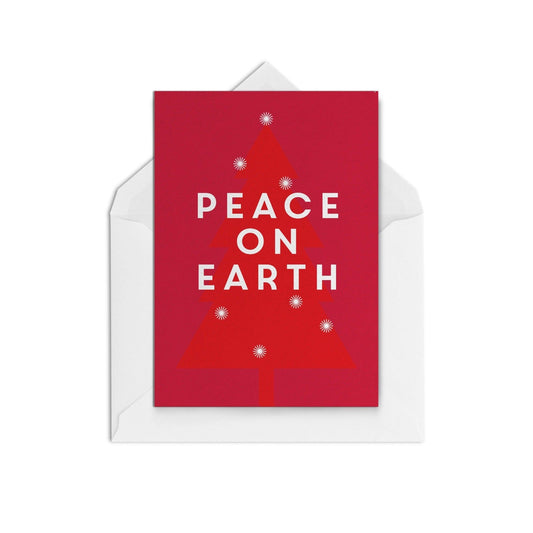 Peace on Earth LIghts - The Paper People Greeting Cards