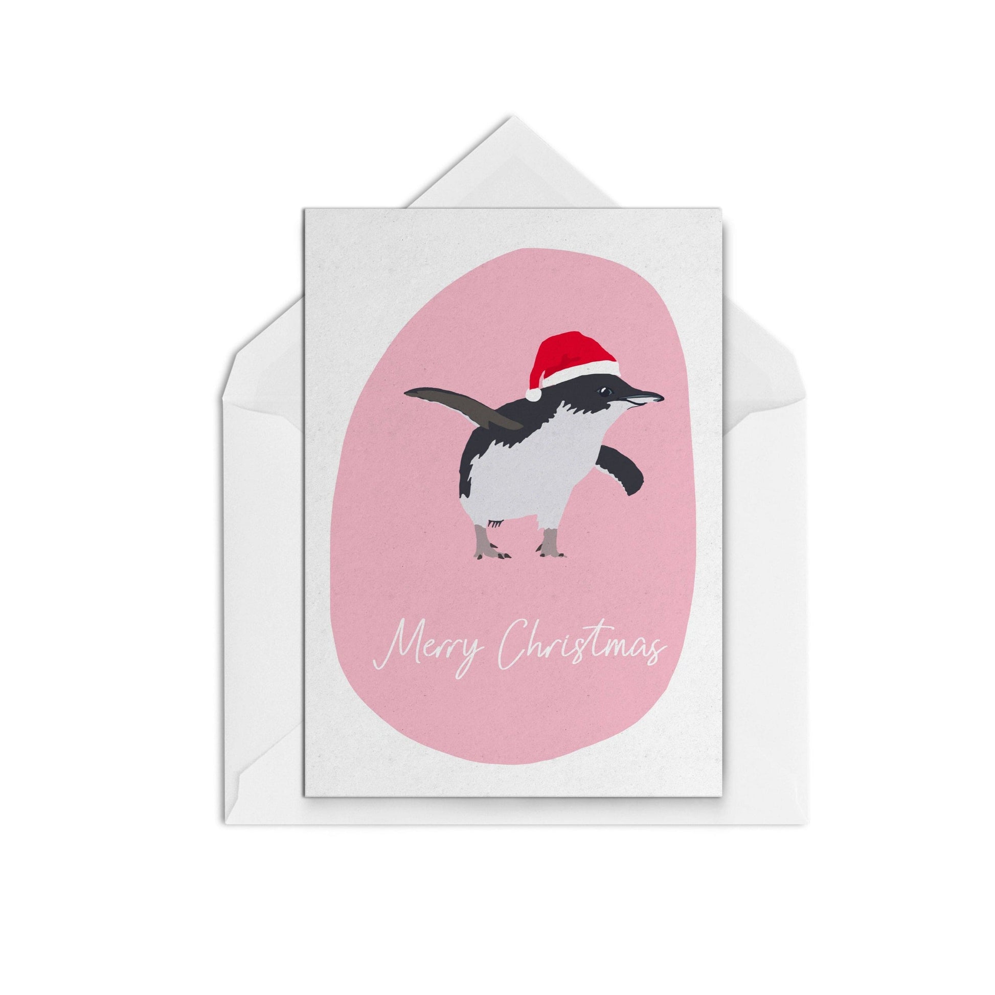 Pink Penguin - The Paper People Greeting Cards