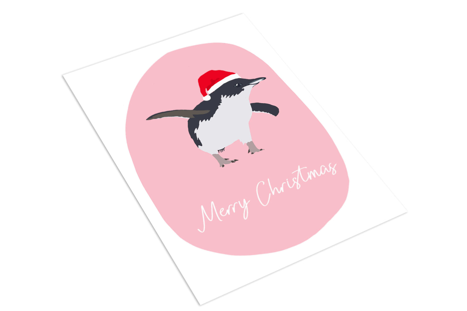 Pink Penguin - The Paper People Greeting Cards