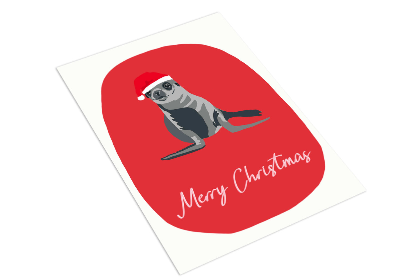 Christmas Seal Red - The Paper People Greeting Cards