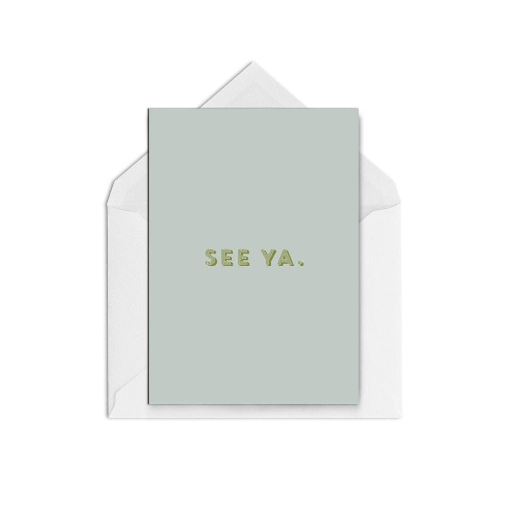 See Ya - The Paper People Greeting Cards