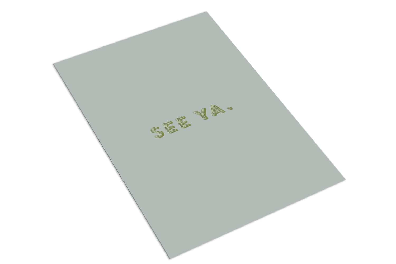 See Ya - The Paper People Greeting Cards