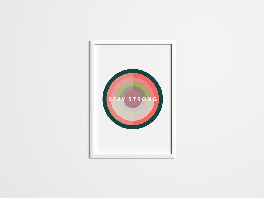 Stay Strong Target Print - The Paper People Greeting Cards