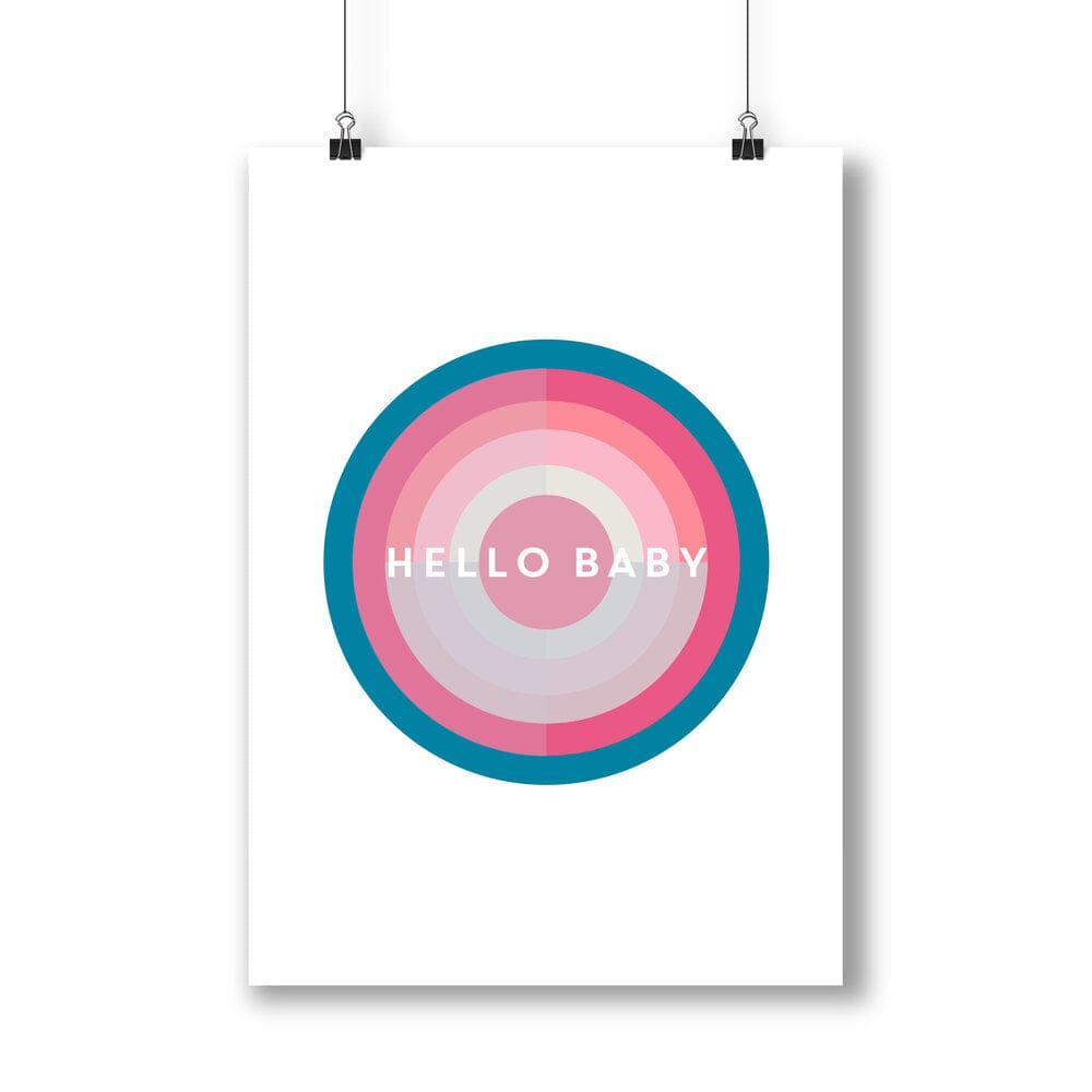 Hello Baby Target Print - The Paper People Greeting Cards