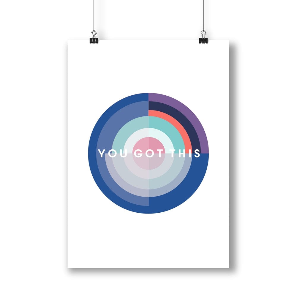 You Got This Target Print - The Paper People Greeting Cards