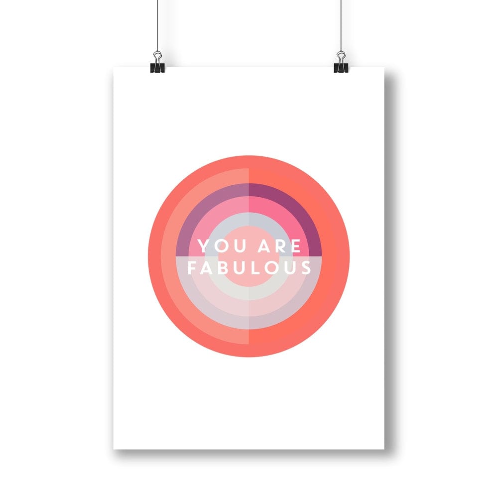 You are Fabulous Target Print - The Paper People Greeting Cards