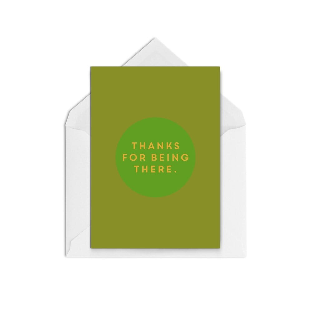 Thanks for being there - The Paper People Greeting Cards