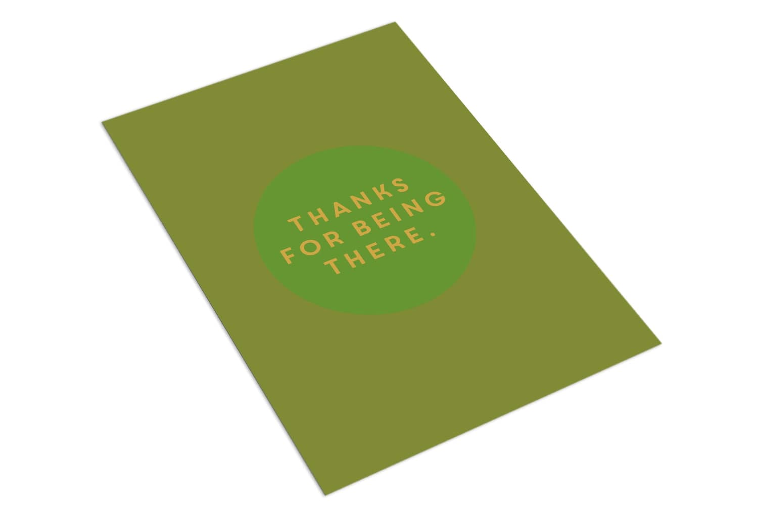 Thanks for being there - The Paper People Greeting Cards