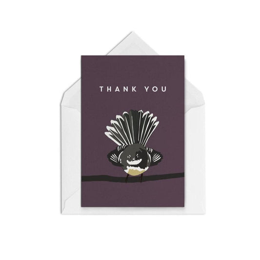 Thank You Fantail - The Paper People Greeting Cards