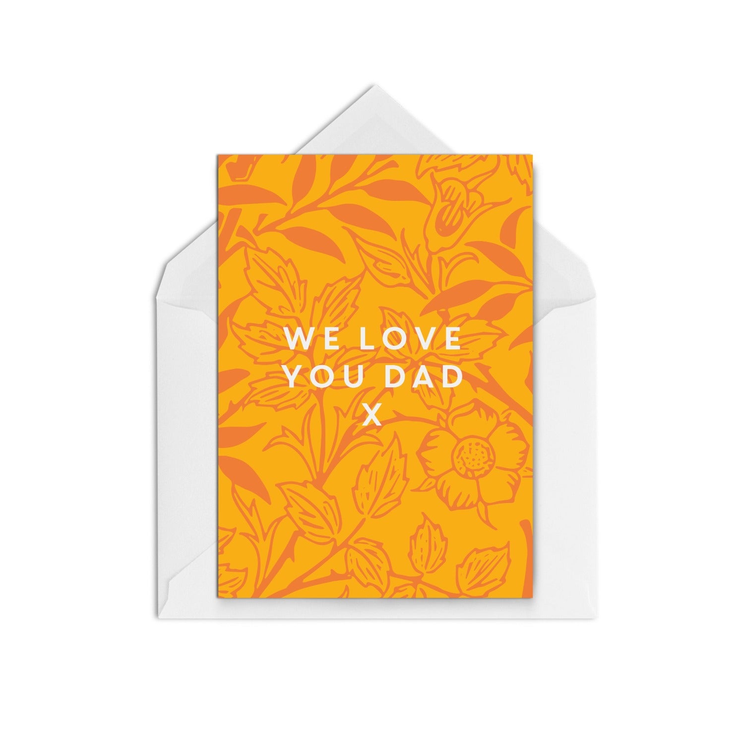 We Love You Dad - Father's Day card - The Paper People Greeting Cards