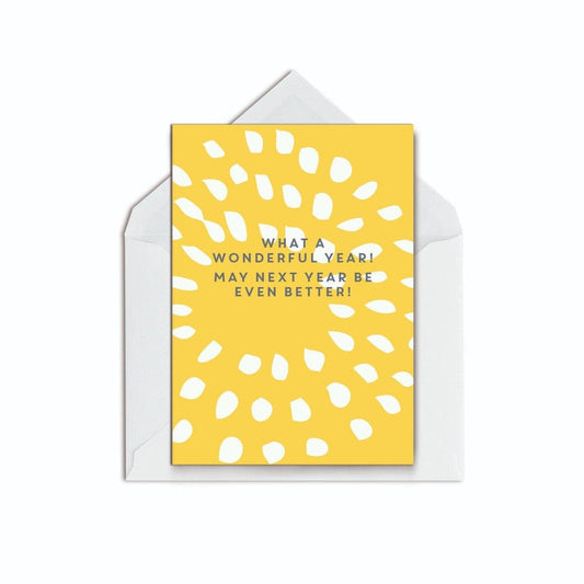 Wonderful Year - The Paper People Greeting Cards