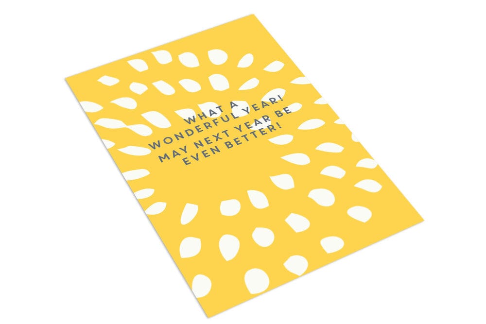 Wonderful Year - The Paper People Greeting Cards