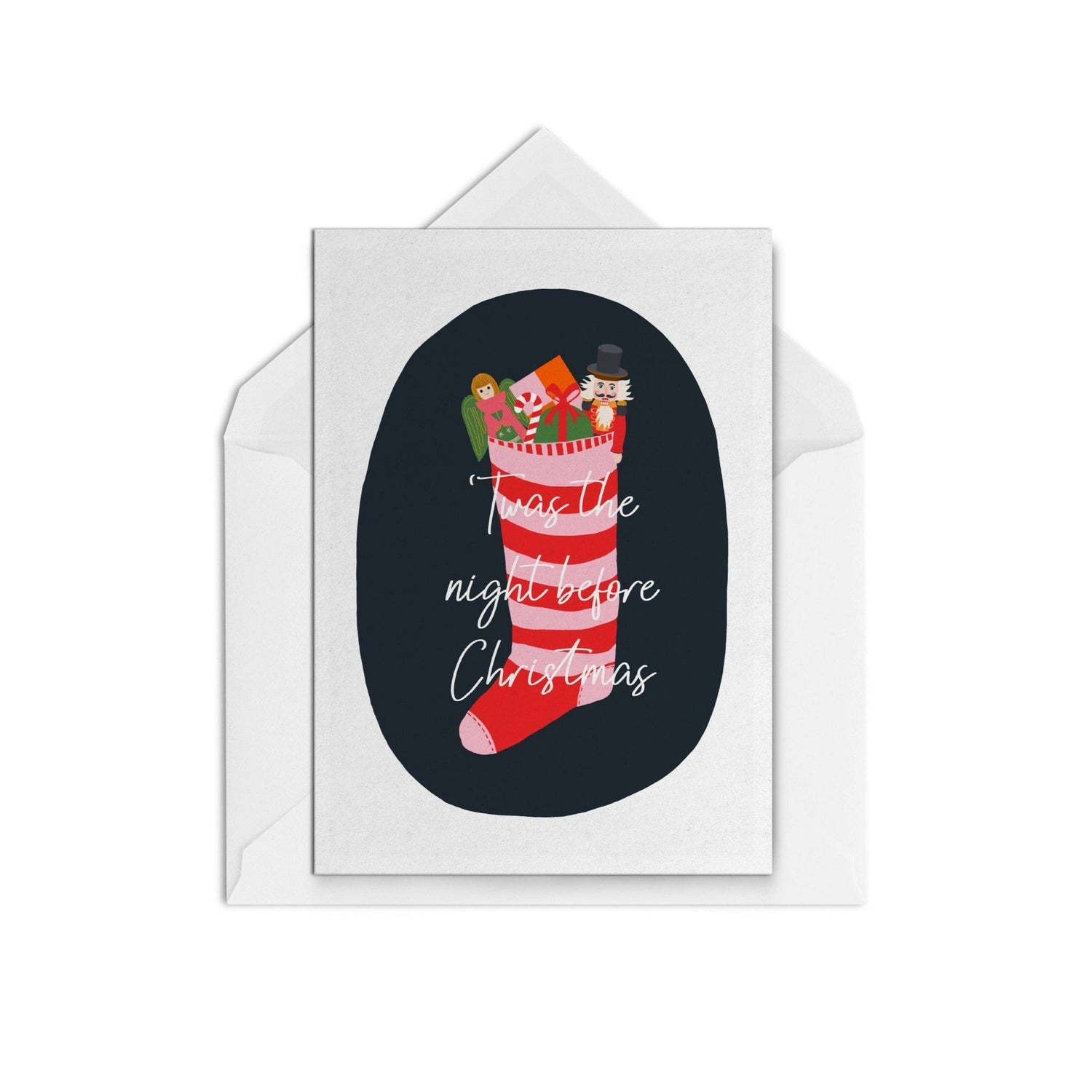 Christmas Stocking - The Paper People Greeting Cards