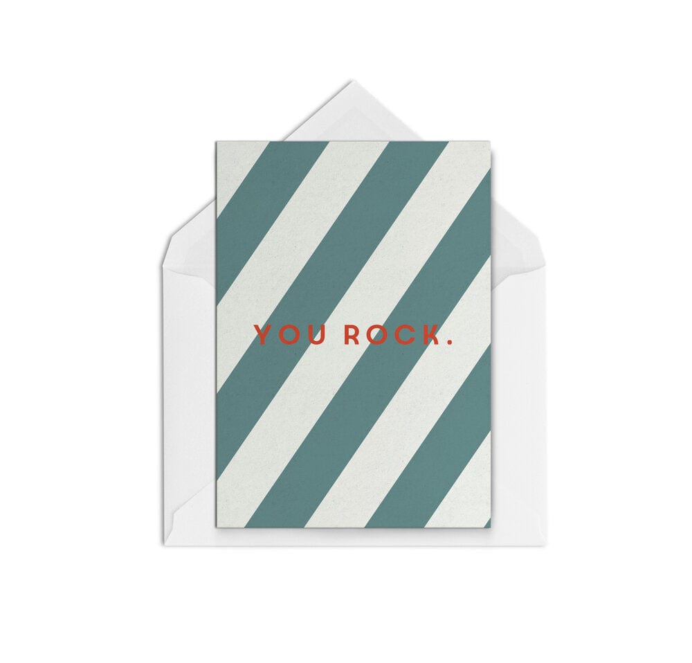 You Rock Moss - The Paper People Greeting Cards