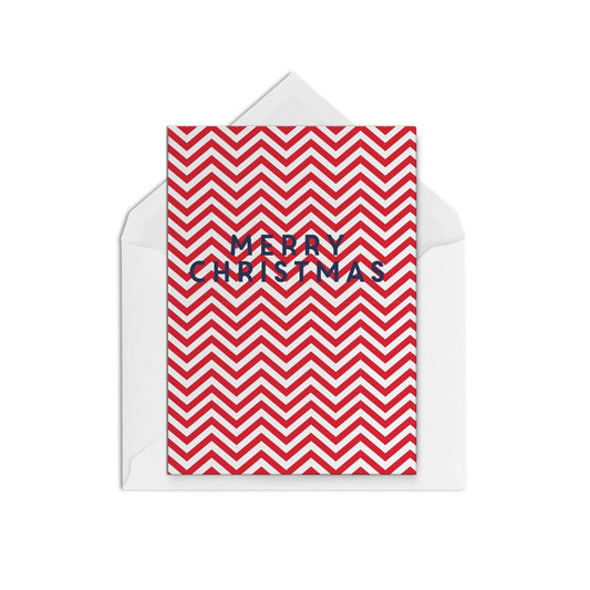 Xmas zigzag - The Paper People Greeting Cards