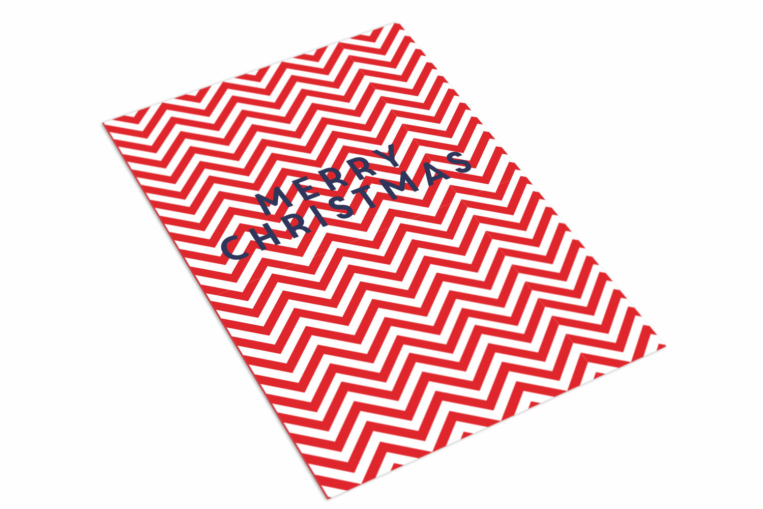 Xmas zigzag - The Paper People Greeting Cards
